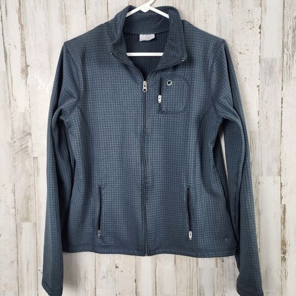 Danskin Now Full Zip Activewear Jacket Gray Size Large - Picture 1 of 11